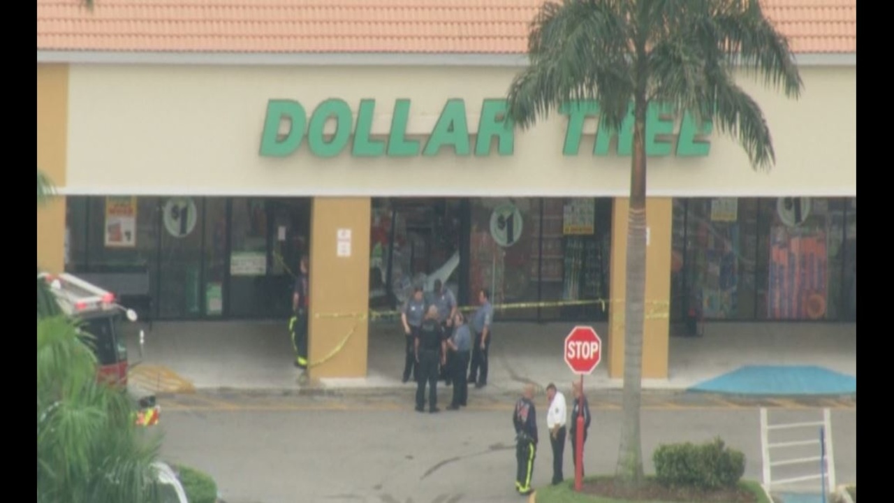 Car Crashes Into Dollar Tree Car Crashes Into Dollar Tree