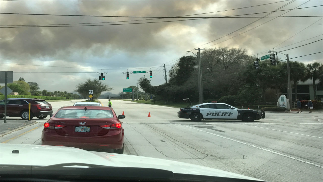 Fire Palm Beach Gardens March Fire Palm Beach Gardens March