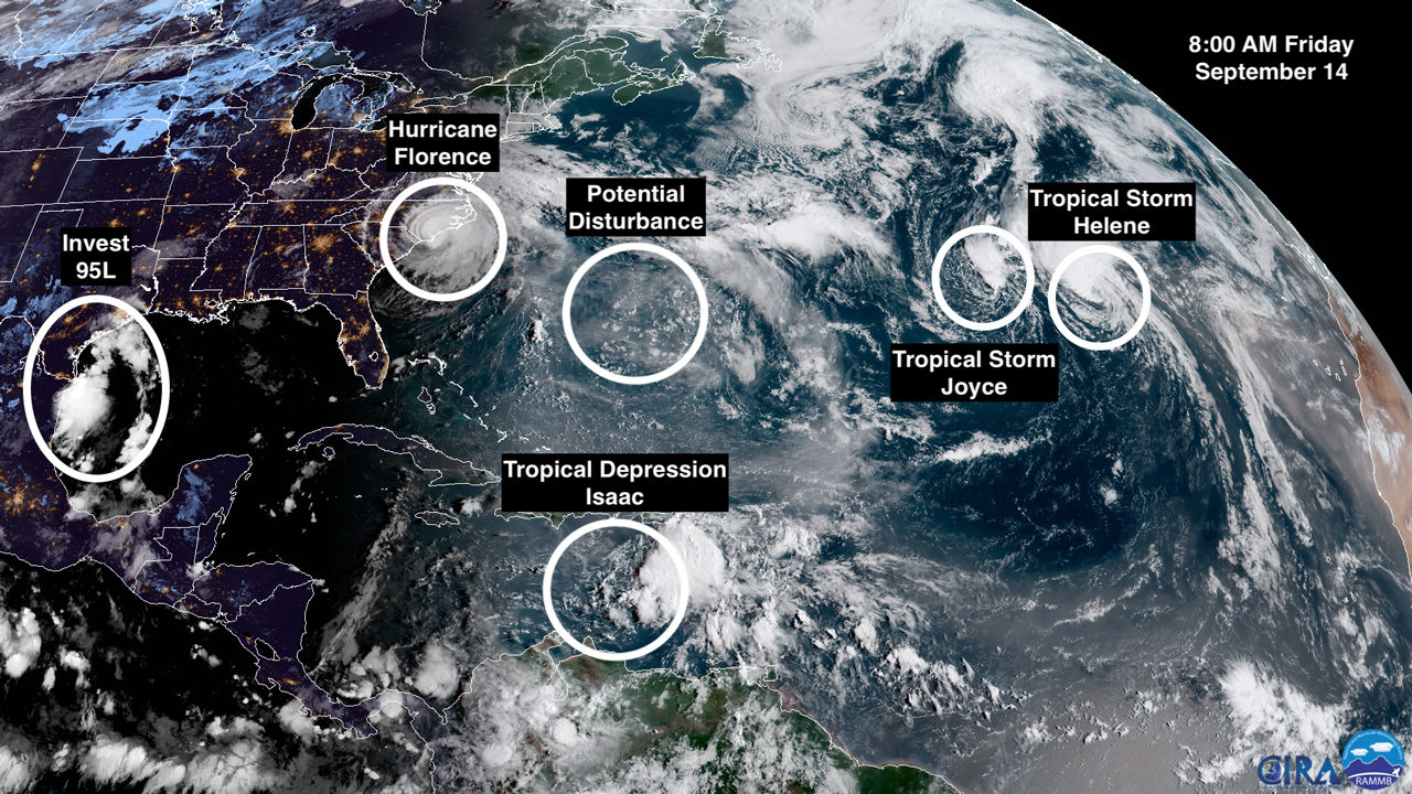Hurricane Florence has arrived, but what about the rest of the tropics?