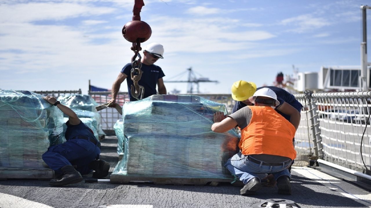 US Coast Guard offloads about 6 tons of cocaine at Port Everglades