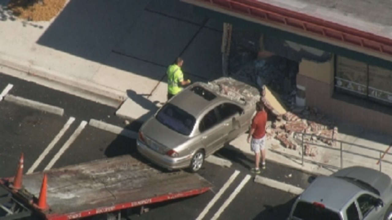 Car Crashes Into Daycare Car Crashes Into Daycare