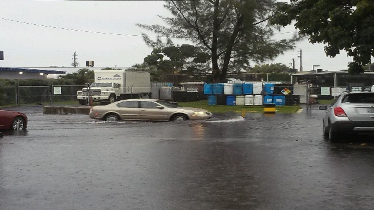 Flooding reported in South Florida as Miami breaks rainfall...