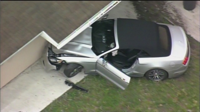 Driver Loses Control Crashes Mustang Into Miramar Home