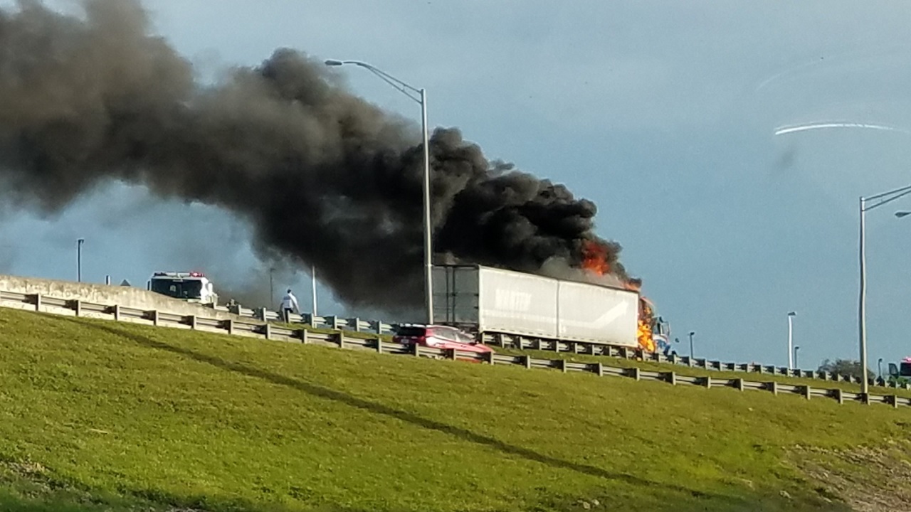 Tractor Trailer Car Crash Incident Tractor Trailer Car Crash Incident