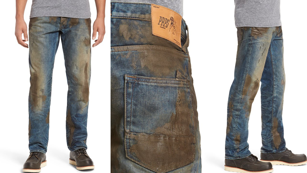 Nordstrom selling fake muddy jeans for $425