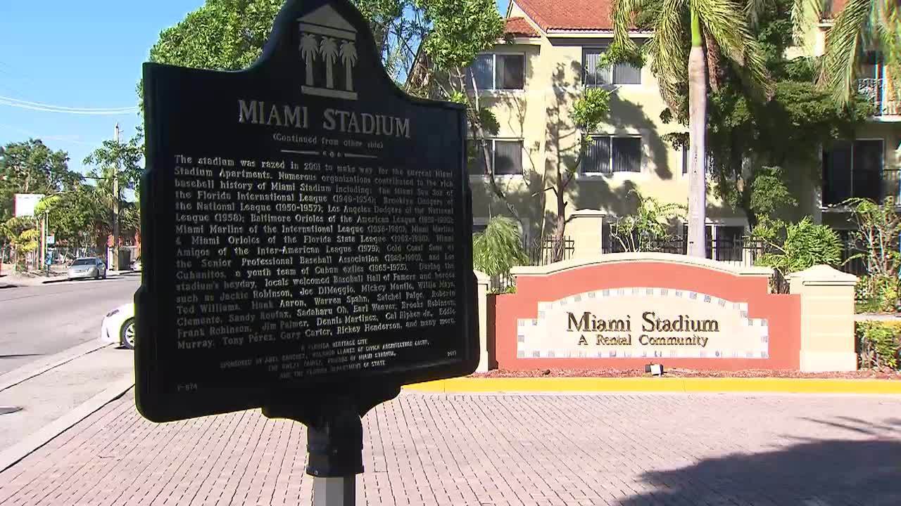 Historical Marker Installed At Former Bobby Maduro Miami Historical Marker Installed At Former Bobby Maduro Miami