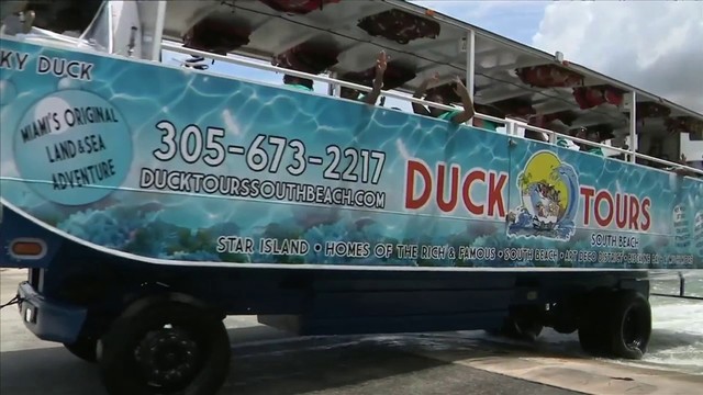 Miami Beach Duck Tours Ures Pengers Of Safety After Video Thumbnail For Miami Beach Duck Tours Pengers Reured About Safety Precautions After Missouri Tragedy