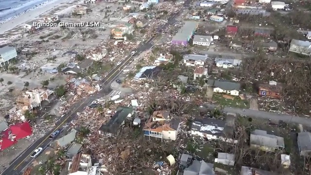 Hurricane Leaves Apocalyptic Scene At Mexico Beach Video Thumbnail For Hurricane Michael Destroys Mexico Beach
