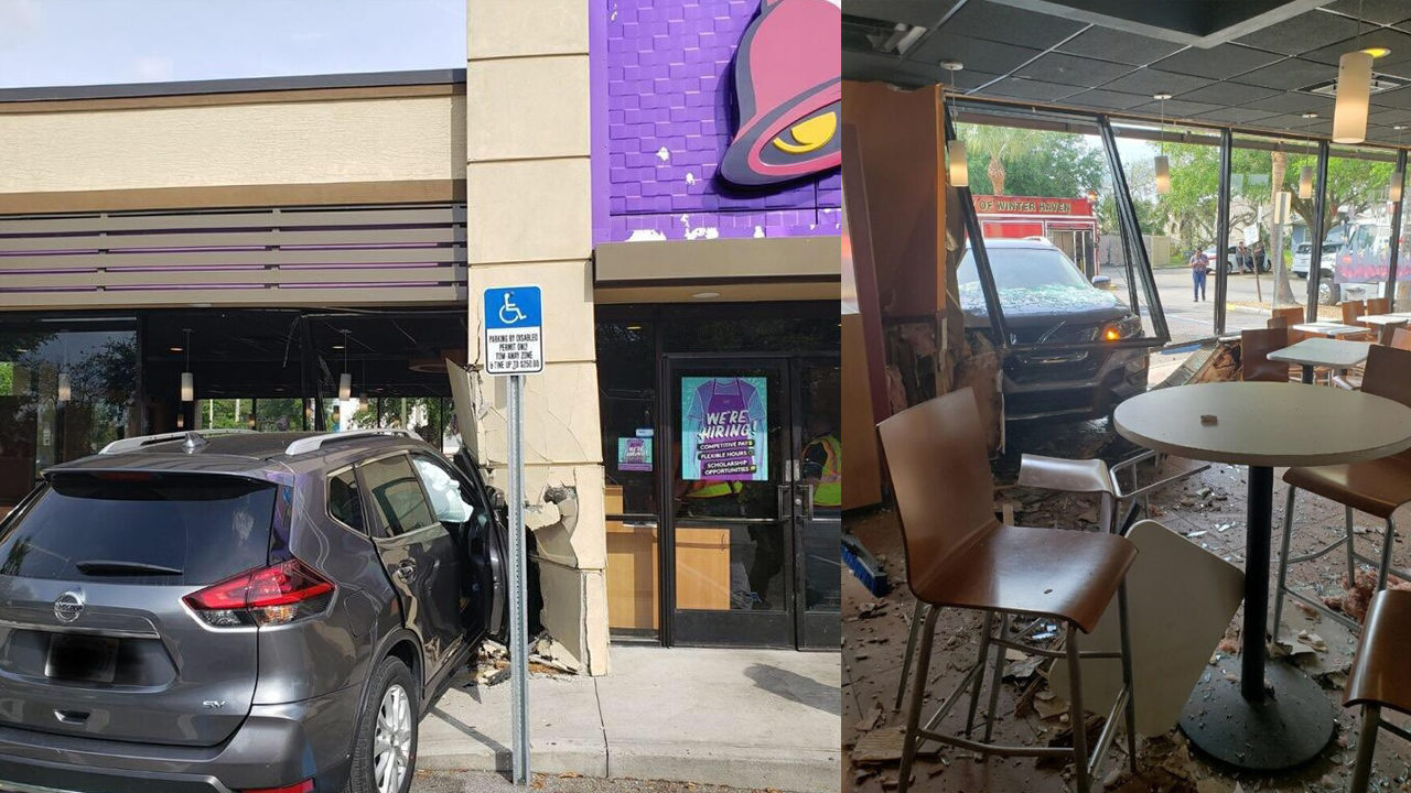 Hot Sauce Saves Florida Man After Car Crashes Into Taco Bell